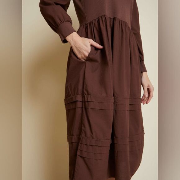 Nation LTD Mahal Dress In Pinot Noir Size Extra Small NWT - Picture 6 of 13